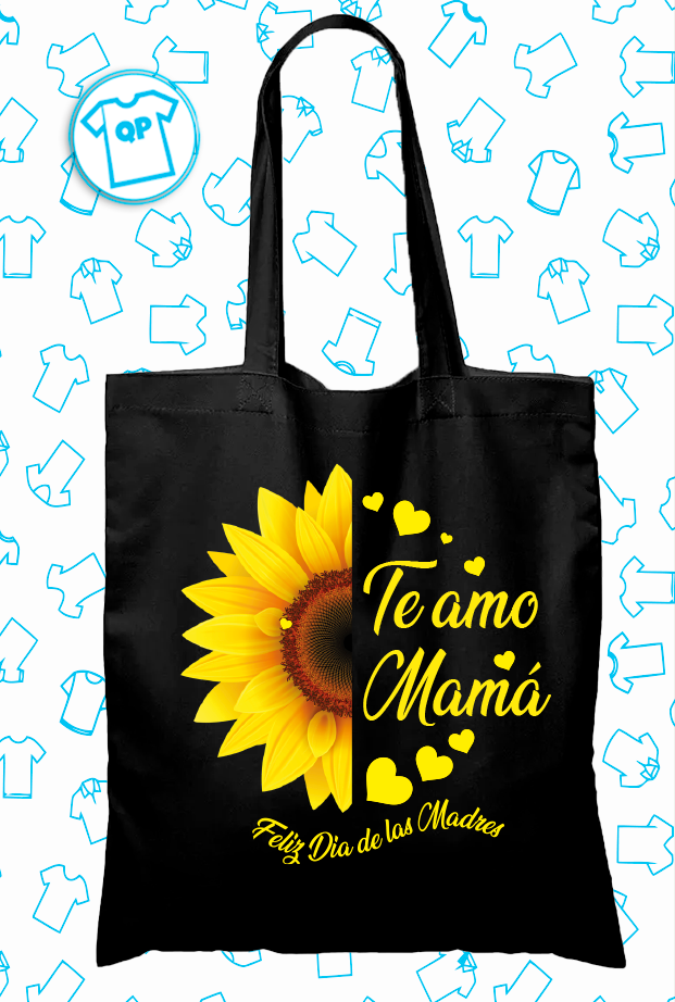 Tote Bag - Te amo mamá (girasol)
